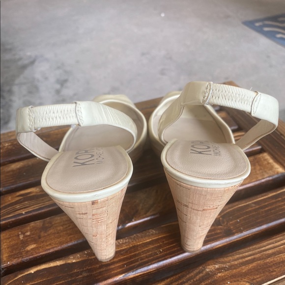 Michael Kors Cream Patent Sling Wedges — $40 - Picture 3 of 4